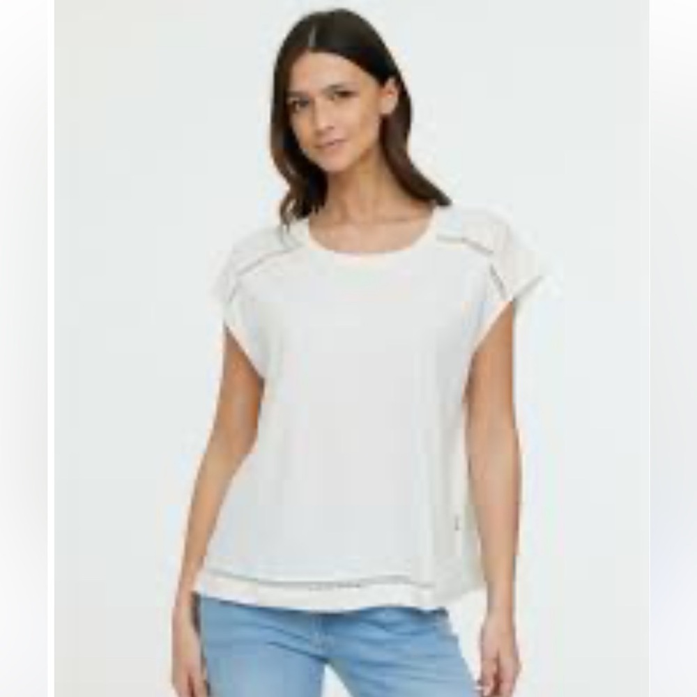 M15 Anthropologie Cloth & Stone White Women's Top